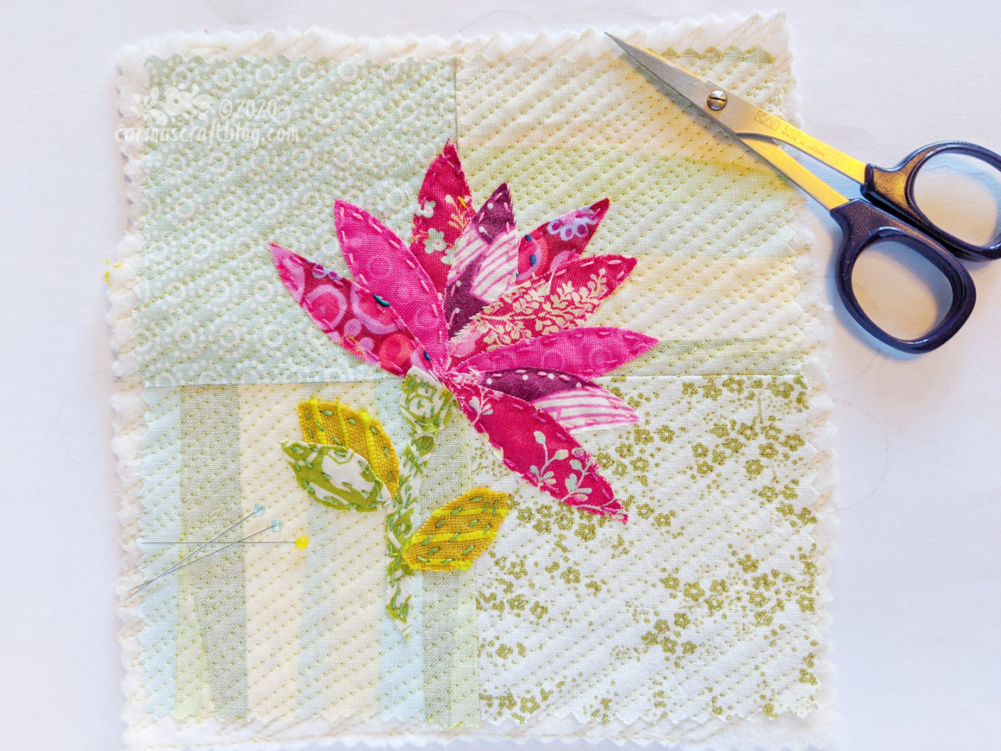 Slow Stitching Flowers – Carina's Craftblog