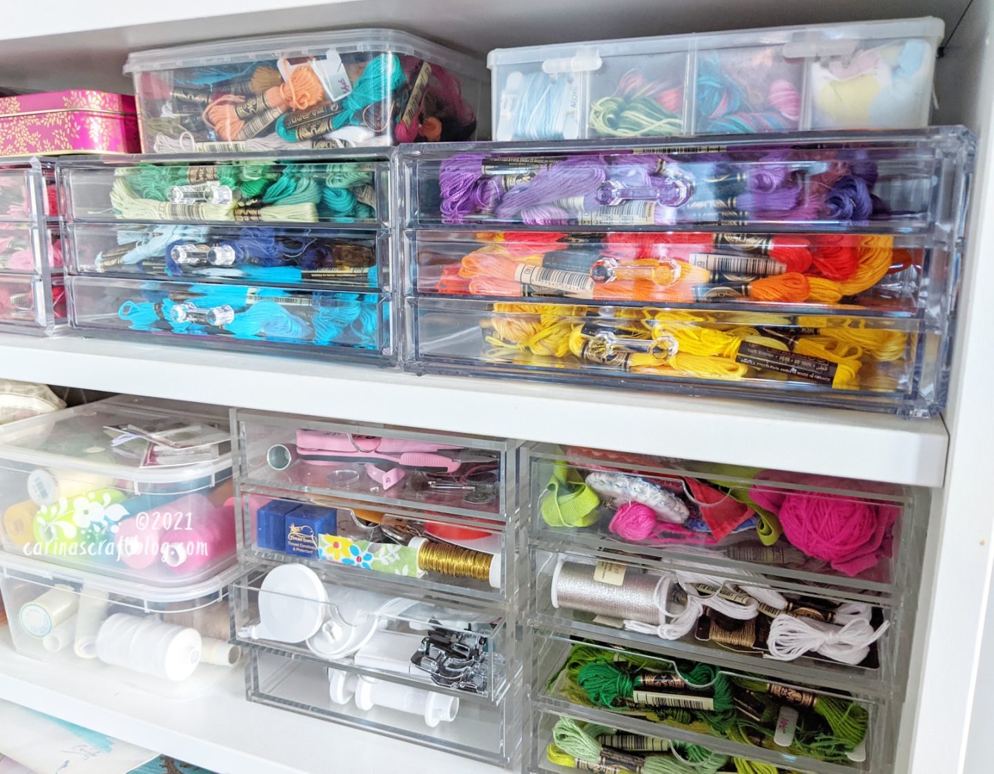 11 ideas for Embroidery thread storage 